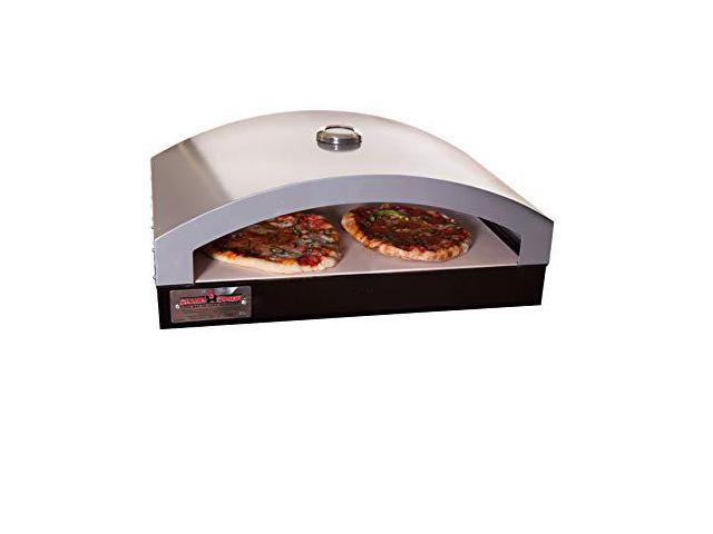 Camp Chef Artisan Outdoor Pizza Oven, 16' Two Burner Accessory, Ceramic Pizza Stone, 16 In. X 24 In. X 9 In photo