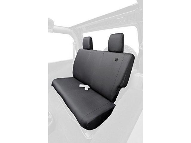 Bestop 2928235 Black Diamond Rear Seat Covers For 2007-2018 Wrangler Jk 2Dr