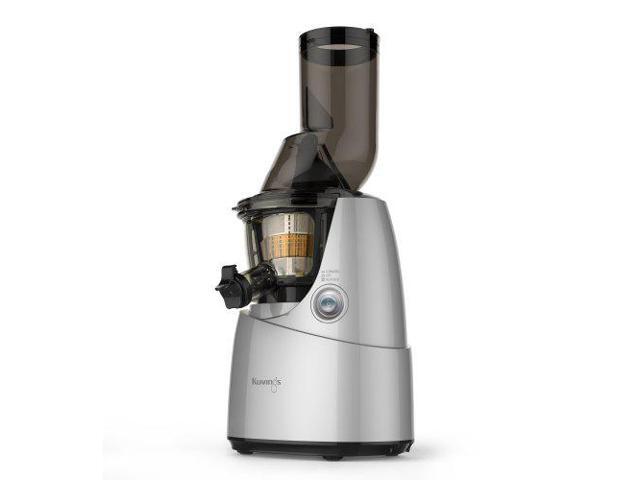 kuvings bpafree whole slow juicer silver b6000s with sortbet maker, cleaning tool set, smart cap and recipe book