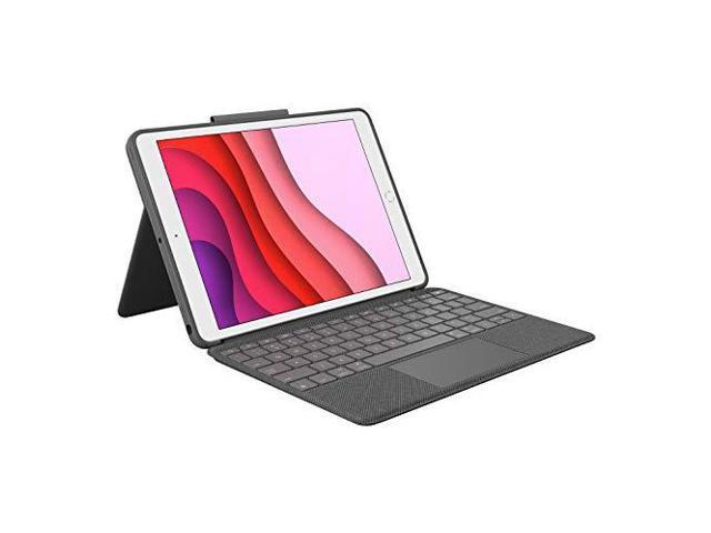 Logitech - Combo Touch Keyboard Folio for Apple iPad 10.2" (7th, 8th & 9th Gen) with Detachable Backlit Keyboard - Graphite - image 11
