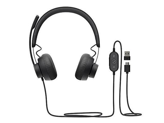 Logitech - Zone Wired Noise Cancelling On-Ear Headset for Microsoft Teams - Graphite - image 9