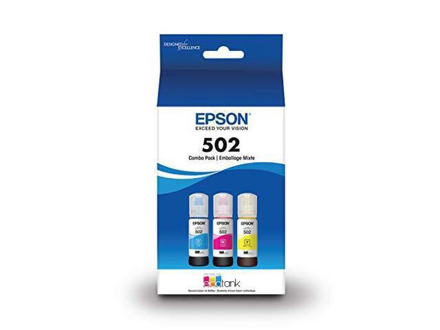 Epson T502 Multi-Color EcoTank Ink Bottle Pack (Cyan, Magenta, Yellow) - image 9