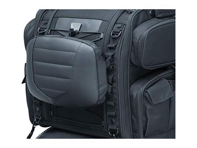 Kuryakyn 5299 Motorcycle Travel Luggage Accessory: Removable Seat Backrest Pad, Multi-Fit for Sissy Bars and XKursion/Momentum Bags, Black