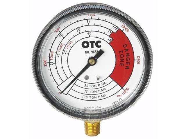 OTC (9651) Pressure and Tonnage Gauge with 4-Scales