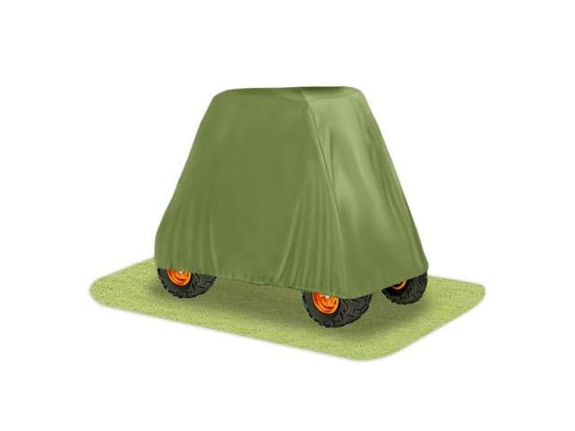 Pyle PCVUTV12 Armor Shield 4 x 4 UTV Utility Vehicle Storage Protective Indoor/Outdoor Cover, Fits Vehicles up to 125 Long, Olive Color