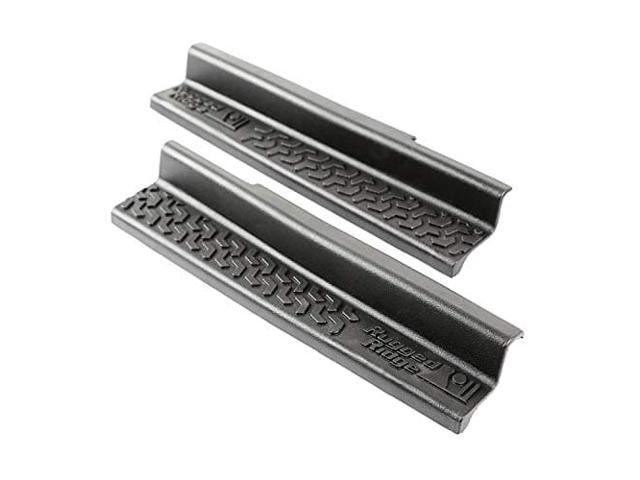 Rugged Ridge 11216.21 All Terrain Entry Guard Kit; 07-18 Jeep Wrangler JKU, Black