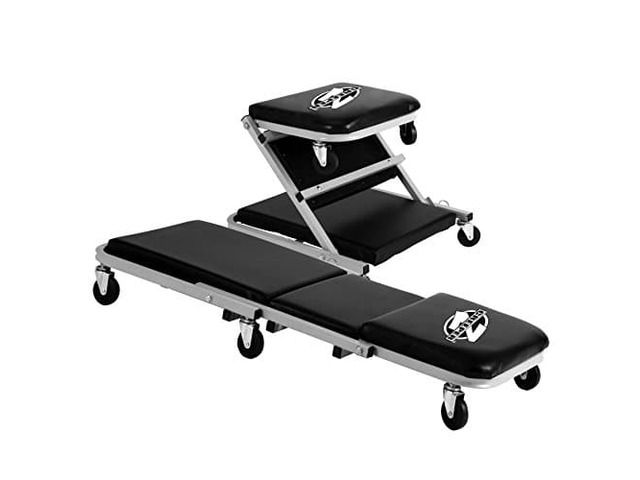 Pro-Lift C-2036D Grey 36' Z-Creeper Seat, Black