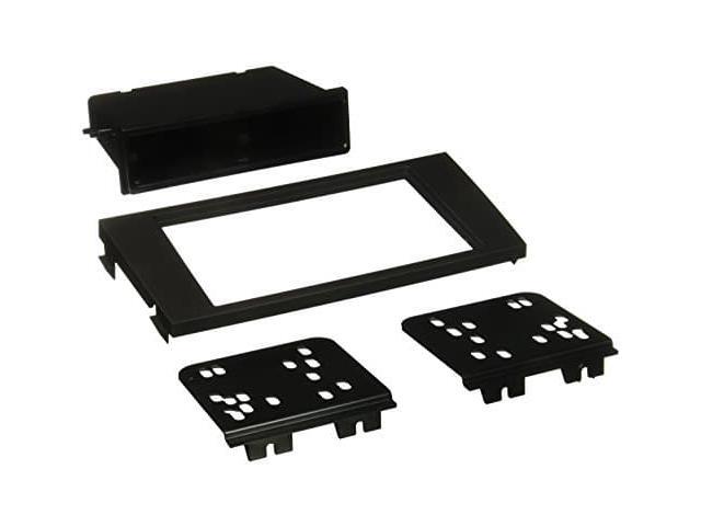 Metra - Dash Kit for Select 1999-2010 Audi A6 Allroad Quattro S6 DIN DDIN - Painted Matte Black - image 4