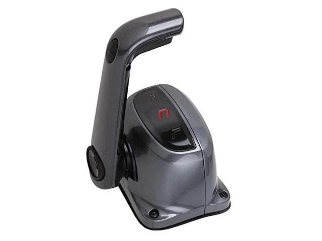 uflex USA Single Lever Top Mount Controls w/Neutral Lock (Option: Single Lever Black Control with Trim Switch)