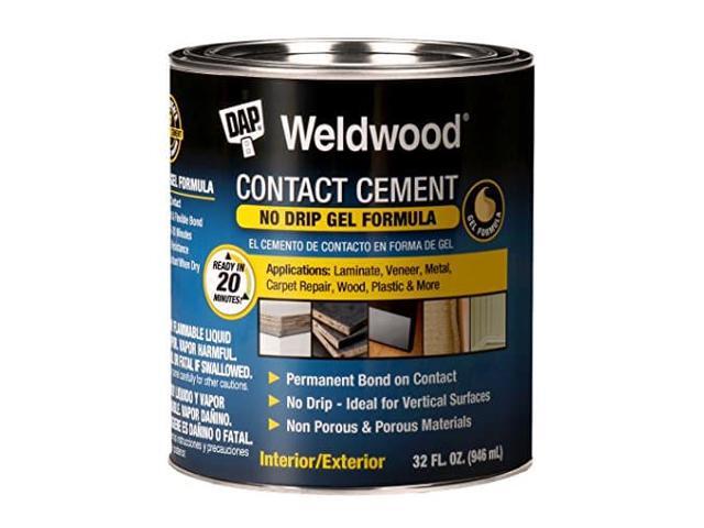 DAP 7079825312 Gel Original Contact Cement Qt Raw Building Material, TAN