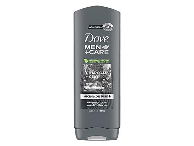 Photos - Other kitchen appliances Dove Men + Care Elements Body Wash, Charcoal and Clay, 13.5 Ounce (Pack of 