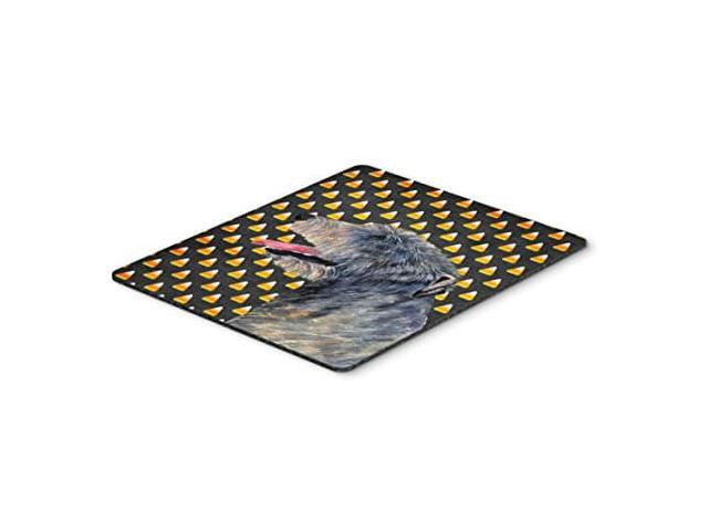 Carolines Treasures SS4299MP Irish Wolfhound Candy Corn Halloween Portrait Mouse Pad, Hot Pad or Trivet, Large, Multicolor