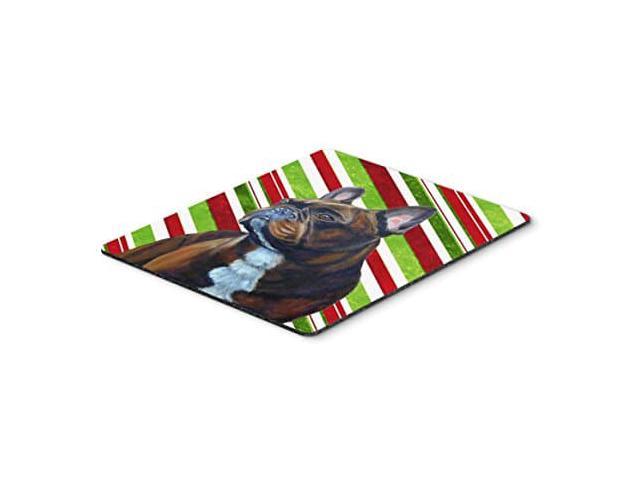 Carolines Treasures LH9250MP French Bulldog Candy Cane Holiday Christmas Mouse Pad, Hot Pad or Trivet, Large, Multicolor