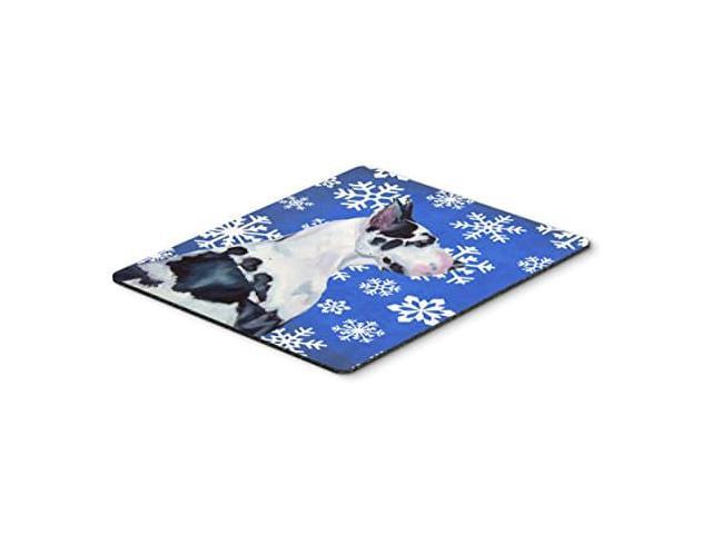 Carolines Treasures LH9281MP Great Dane Winter Snowflakes Holiday Mouse Pad, Hot Pad or Trivet, Large, Multicolor