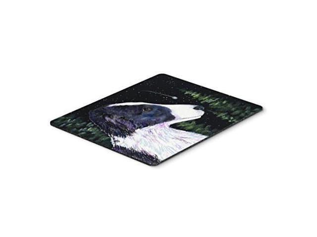 Carolines Treasures SS8490MP Starry Night Border Collie Mouse pad, hot pad, or Trivet, Large, Multicolor