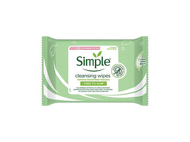 Simple Kind to Skin Cleansing Facial Wipes (25) - Pack of 6