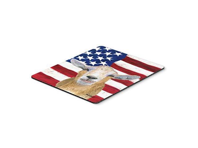 Carolines Treasures RDR3028MP USA American Goat Mouse Pad, Hot Pad or Trivet, Large, Multicolor