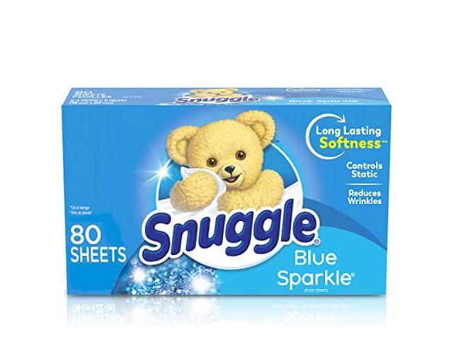 Photos - Other kitchen appliances Snuggle Fabric Softener Dryer Sheets, Blue Sparkle, 80 Count 3007261345111