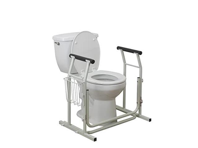 Photos - Other kitchen appliances Drive Medical RTL12079 Handicap Grab Bar for Toilets, White 