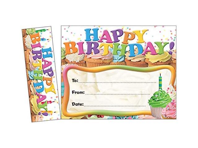 Photos - Other Kitchen Appliances Edupress Happy Birthday Cupcakes Bookmark Awards EP63024(EP63024)