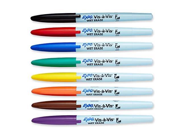 Photos - Other kitchen appliances EXPO 16678B Vis-A-Vis Wet-Erase Overhead Transparency Markers, Fine Point,