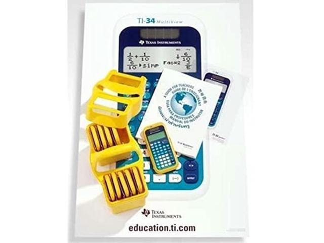 Texas Instruments TI-34 MultiView Scientific Calculator - Teacher Kit (10 pack)