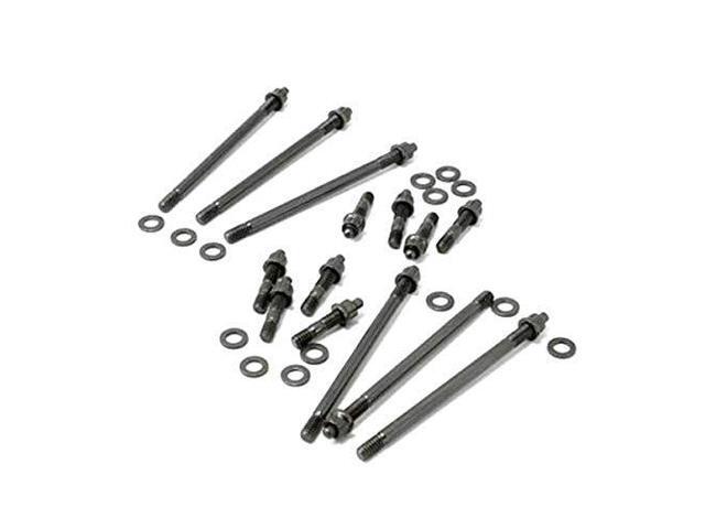ARP 200-7619 Black Oxide 1/4-20' Thread 1.500/4.500' UHL 12-Point Valve Cover Stud with Cast Aluminum Cover for Big Block Chevy, (Set of 14)
