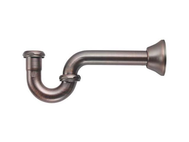 plumb pak k100vb x 1 1/4' 20 guage brass bathroom ptrap kit, venetian bronze