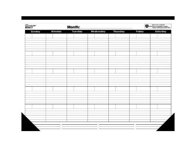 Brownline Undated Monthly Desk Pad, 22 x 17 Inches (B1817)