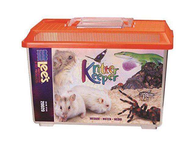 Lees Kritter Keeper, Medium Rectangle w/Lid, Label, Colors may vary