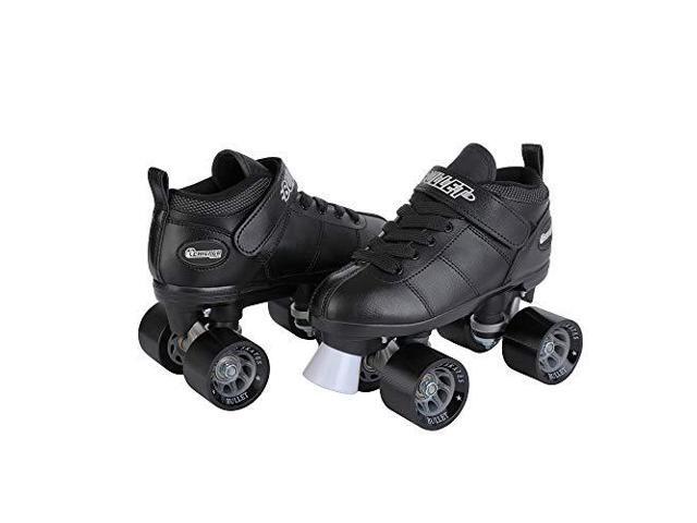 CHICAGO SKATES Bullet Mens Speed Roller Skate -Black Size 7 (B-10007)