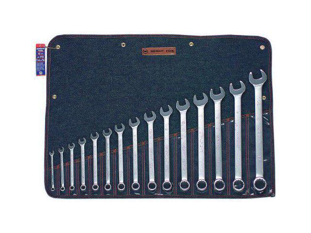 wright tool 715 15 pc. 12 pt. combination wrench set 5/16'-1-1/4'