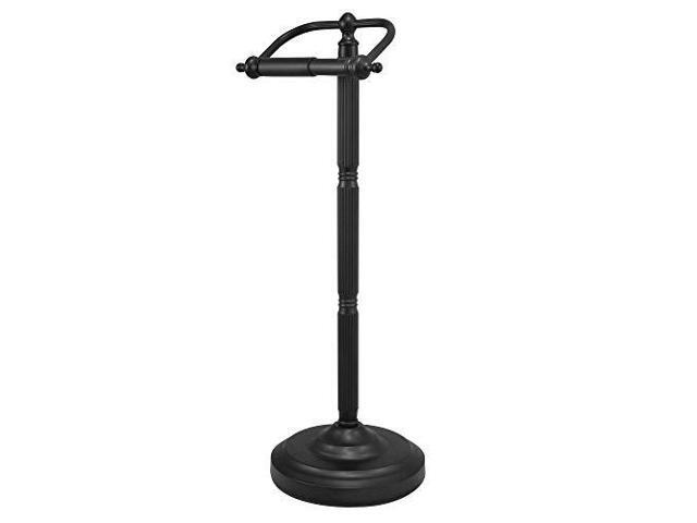 Kingston Brass CC2100 Georgian Freestanding Toilet Paper Holder, Matte Black