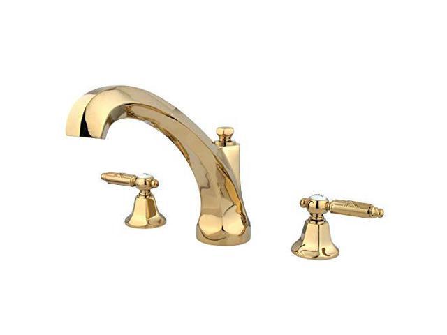 Kingston Brass KS4322GL Roman Tub Filler, Polished Brass