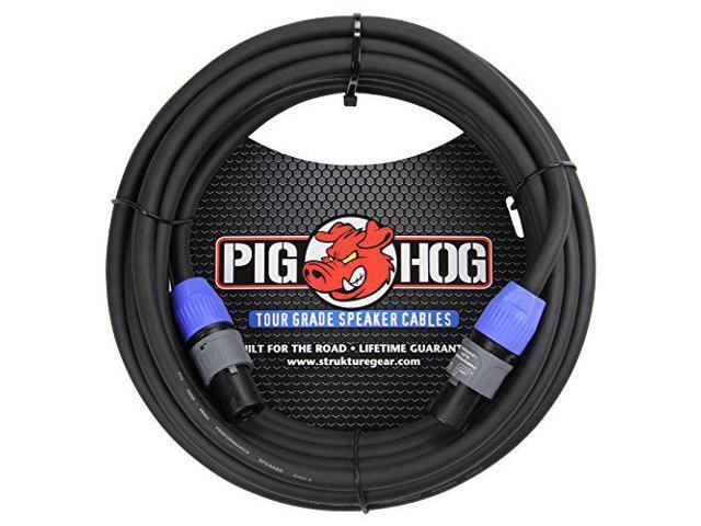 Pig Hog 100-Foot Speaker Cable, Speakon To Speakon