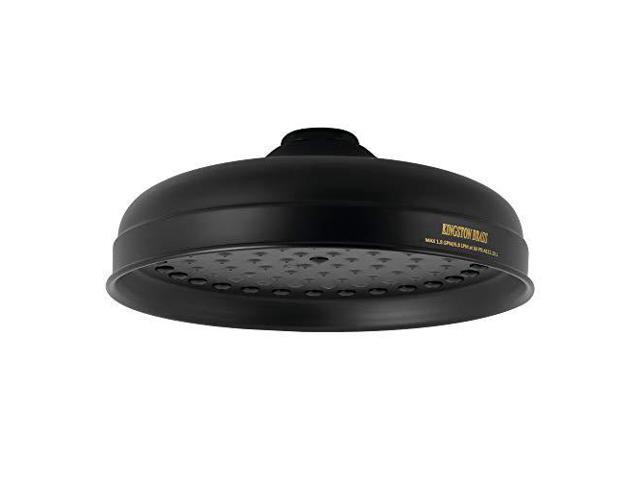 Kingston Brass K124A0 Victorian 8' OD Raindrop Shower Head with 91 Water Channels, Matte Black