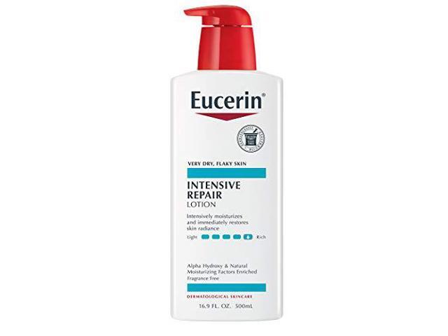 Eucerin Lotion Intensive Repair 16.9 Ounce Pump (500ml) (3 Pack)