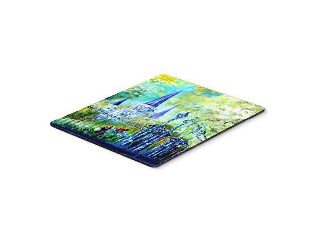 Carolines Treasures MW1183MP Across The Square St Louis Cathedral Mouse Pad, Hot Pad or Trivet, Large, Multicolor