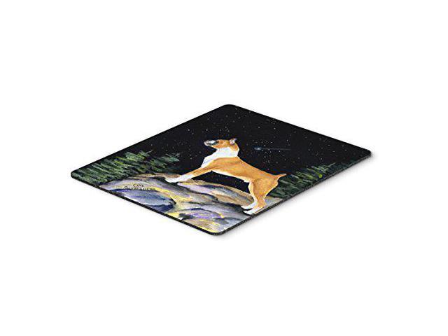 Carolines Treasures SS8496MP Starry Night Boxer Mouse Pad/Hot Pad/Trivet, Large, Multicolor