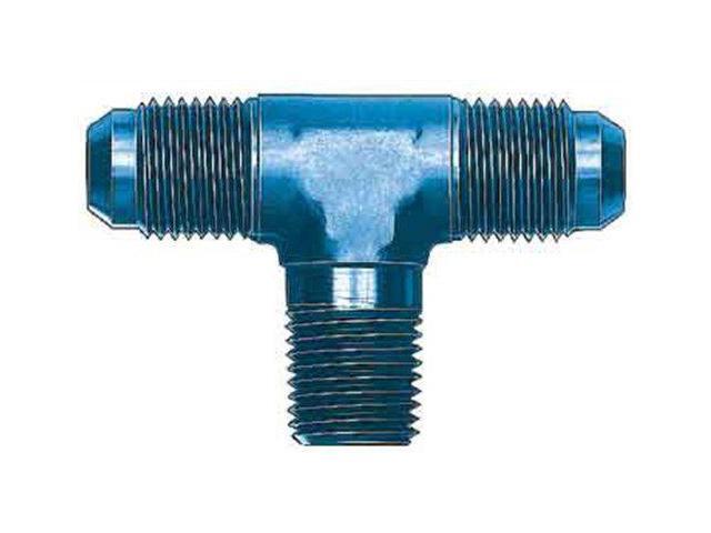 Aeroquip FCM2121 Blue Anodized Aluminum Tee Adapter Fitting