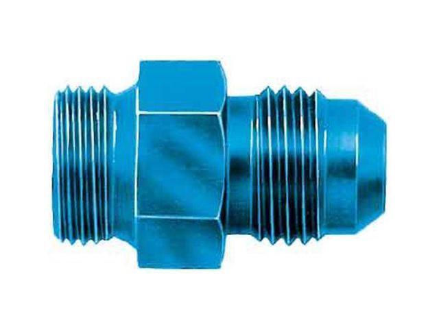 Aeroquip FCM2113 Blue Anodized Aluminum Carburetor Adapter