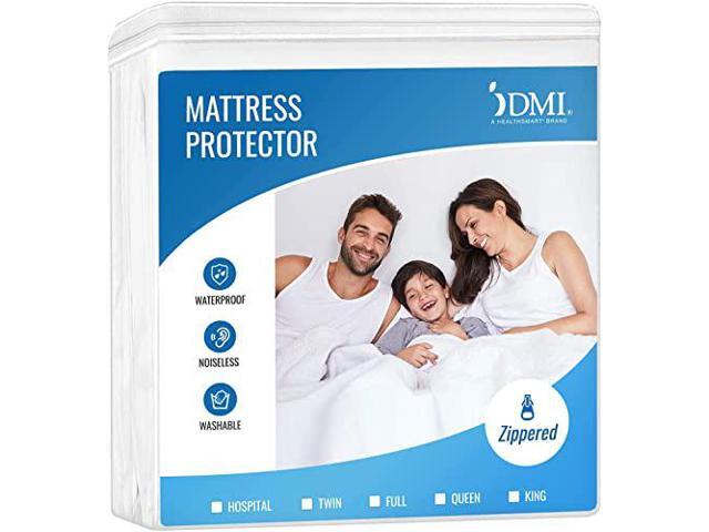 DMI Waterproof Mattress Protector and Mattress cover, Encased Zippered Fit, Full