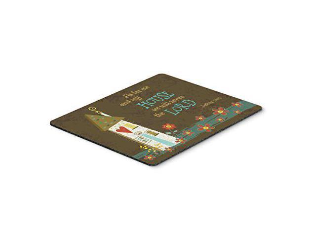 Carolines Treasures VHA3005MP As for Me and My House Mouse Pad, Hot Pad or Trivet, Large, Multicolor
