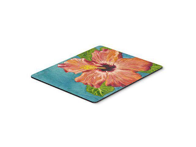 Carolines Treasures TMTR0316MP Coral Hibiscus by Malenda Trick Mouse Pad, Hot Pad or Trivet, Large, Multicolor