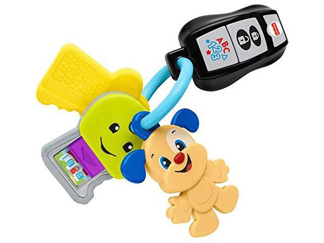 Fisher-Price Laugh & Learn Play & go Keys, musical learning toy for babies and toddlers ages 6-36 months