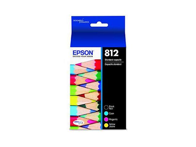 Epson - 812 DURABrite Ultra Ink Standard Capacity Cartridge Combo Pack - Black & Color - image 3