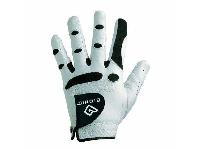 Bionic Male Glove Mens Stablegrip with Natural Fit Golf Glove Cadet Small Stablegrip with Natural Fit Golf Glove, White