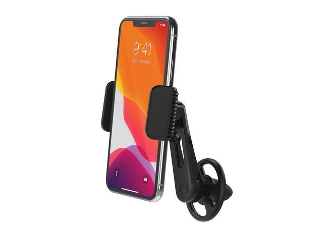 Scosche VP2M-SP Universal Freeflow Vent Mount cell Phone Holder Vent clips for Mobile Device Portable, Adjustable 360 Mount