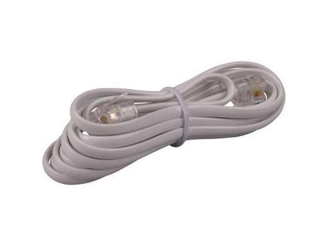 RcA 7 Foot Modular Line cord TP210WHN (White)