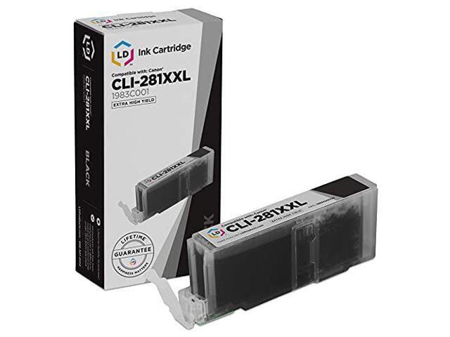 LD Compatible Ink Cartridge Replacement for Canon 281 CLI-281XXL 1983C001 Super High Yield 281 Ink Cartridges for Canon Printers PIXMA TS8120.
